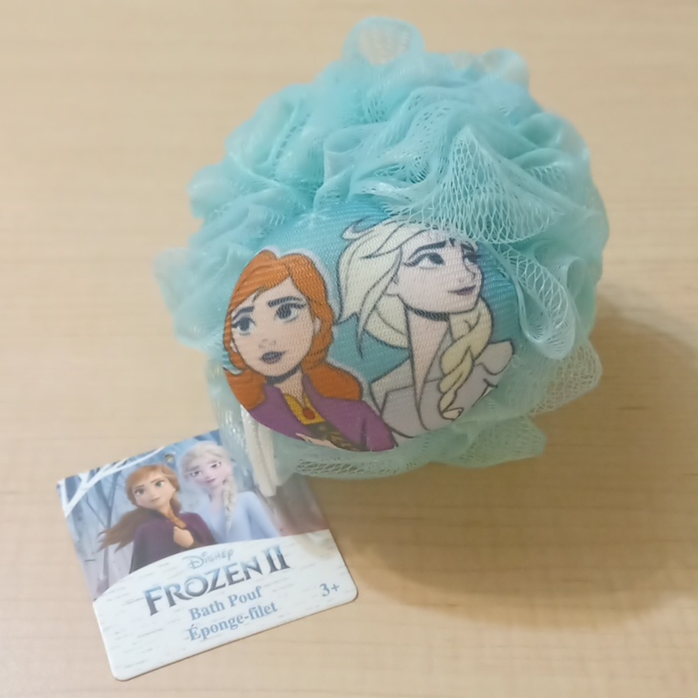 *2/$10* Frozen Elsa Anna Shower Bath Pouf Wash Cloth Sponge